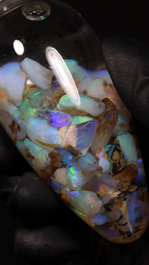 25g Chalk Opal Bulb Ornament
