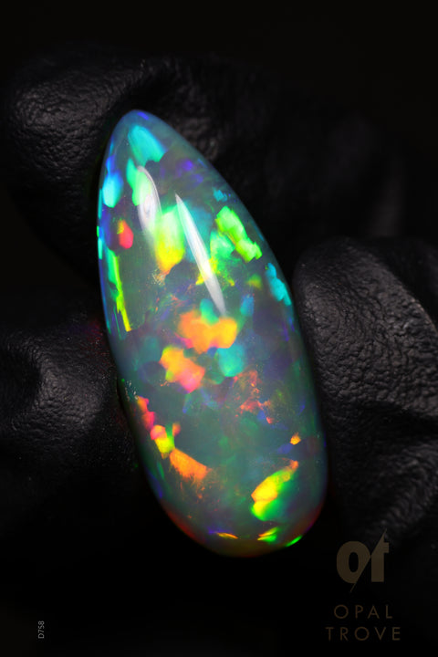 14.35ct Natural Ethiopian Teardrop Cabochon