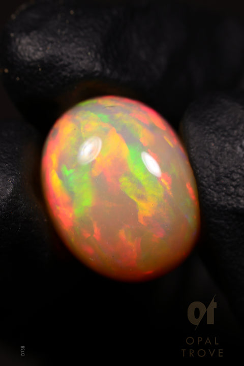 9.65ct Natural Ethiopian Oblong Cabochon