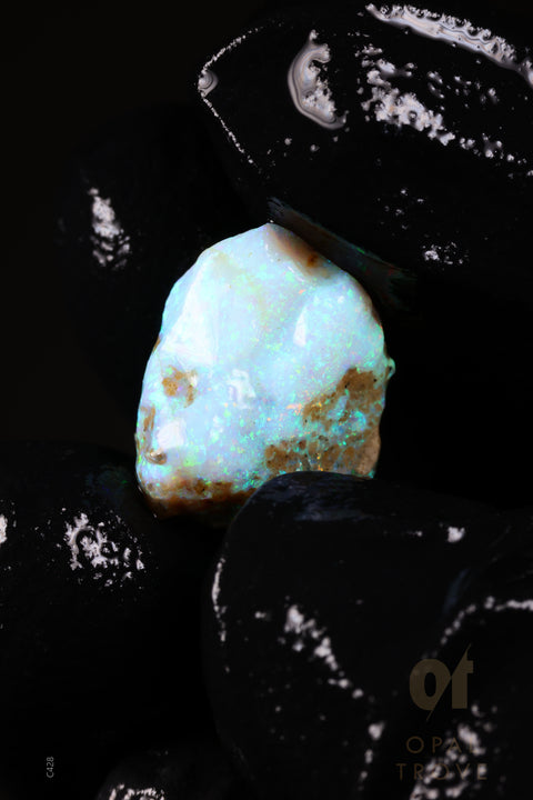 0.97g Rough Ethiopian Chalk Opal