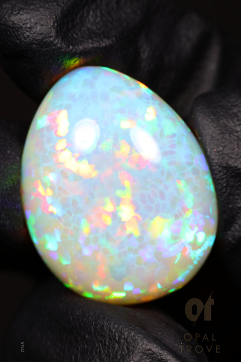 31.60ct Natural Ethiopian Teardrop Cabochon