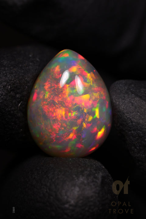 6.05ct Natural Ethiopian Teardrop Cabochon