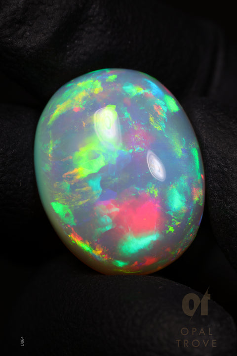 19.05ct Natural Ethiopian Round, Teardrop Cabochon