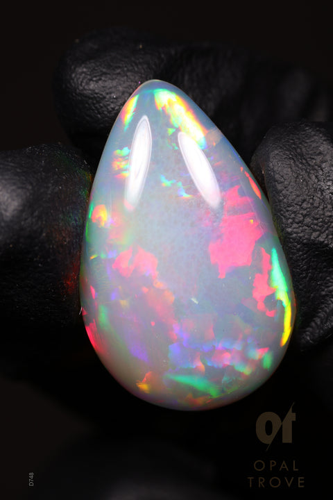 18.15ct Natural Ethiopian Teardrop Cabochon