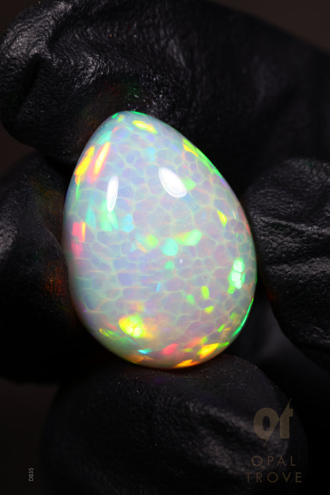 14.70ct Natural Ethiopian Teardrop Cabochon