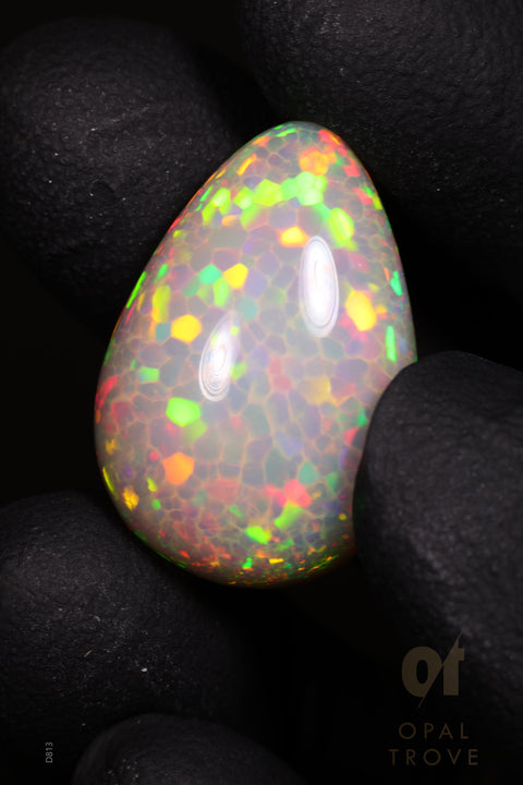 21.30ct Natural Ethiopian Teardrop Cabochon
