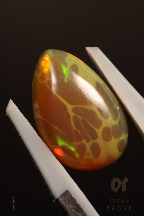 2.75ct Natural Ethiopian Teardrop Cabochon