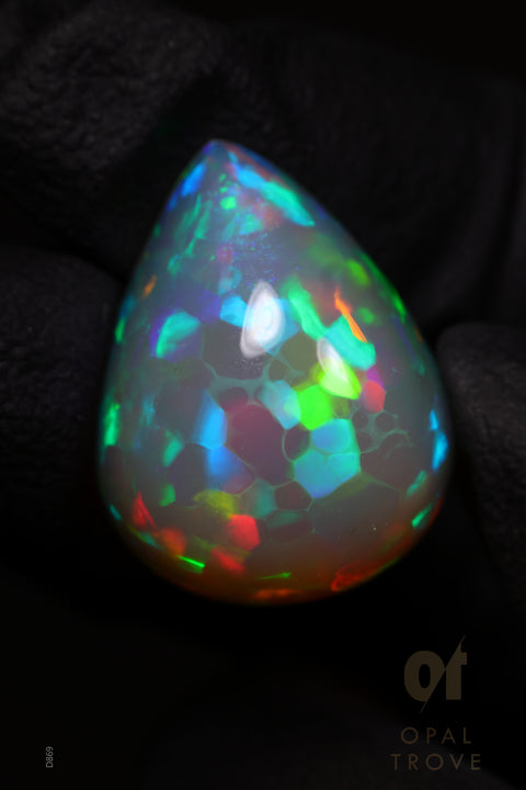 19.65ct Natural Ethiopian Teardrop Cabochon