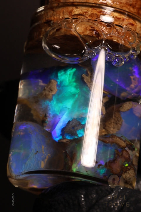 5.00g Rough Ethiopian Chalk Opal Jar