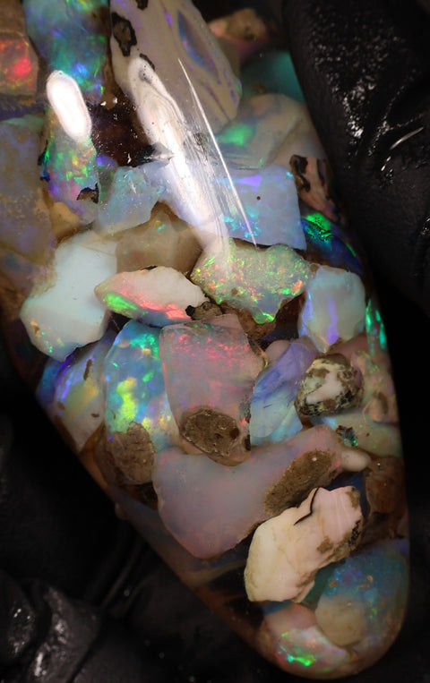 25.00g Chalk Opal Bulb Ornament
