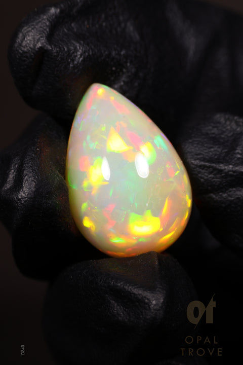 12.30ct Natural Ethiopian Teardrop Cabochon