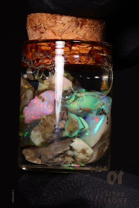5.00g Rough Ethiopian Chalk Opal Jar