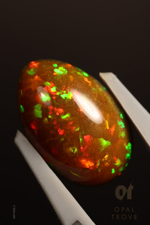 2.80ct Natural Ethiopian Teardrop Cabochon