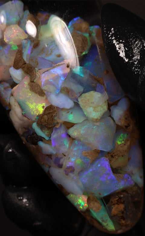 25.00g Chalk Opal Bulb Ornament