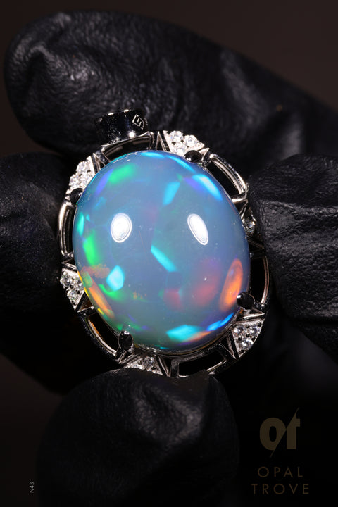 25.05ct Oblong Cabochon Pendant