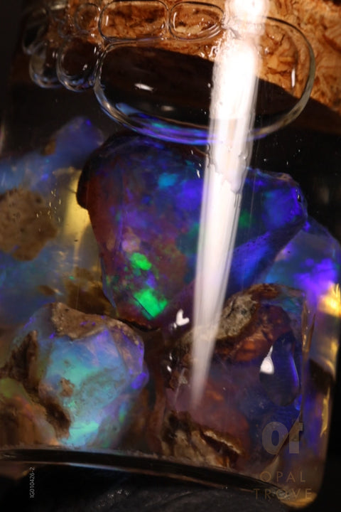 5.00g Rough Ethiopian Chalk Opal Jar