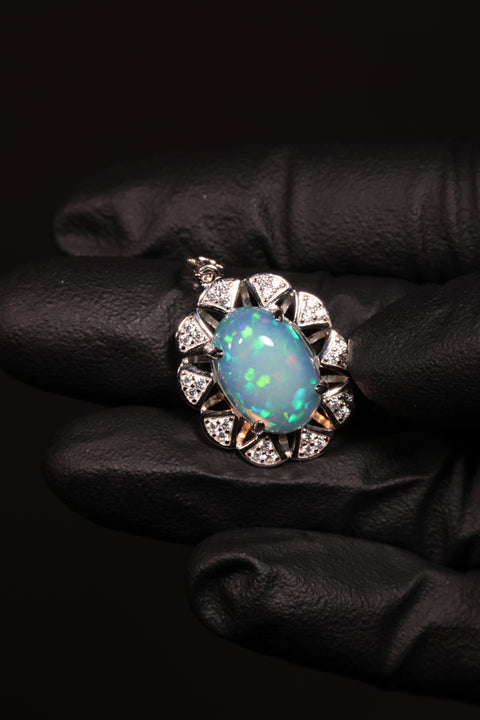 4.20CT Sterling Silver Necklace