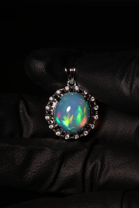 3.95CT Sterling Silver Necklace