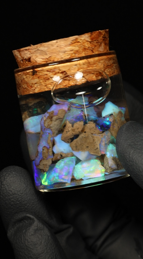 10g Rough Chalk Jar Opal