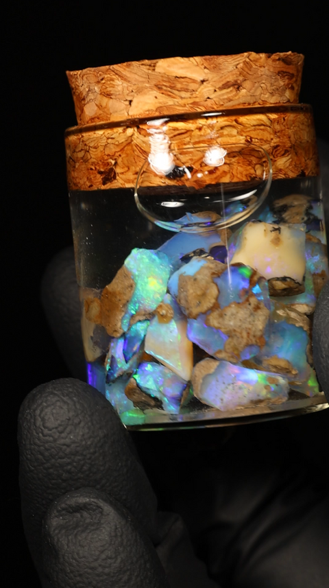 10g Rough Chalk Jar Opal
