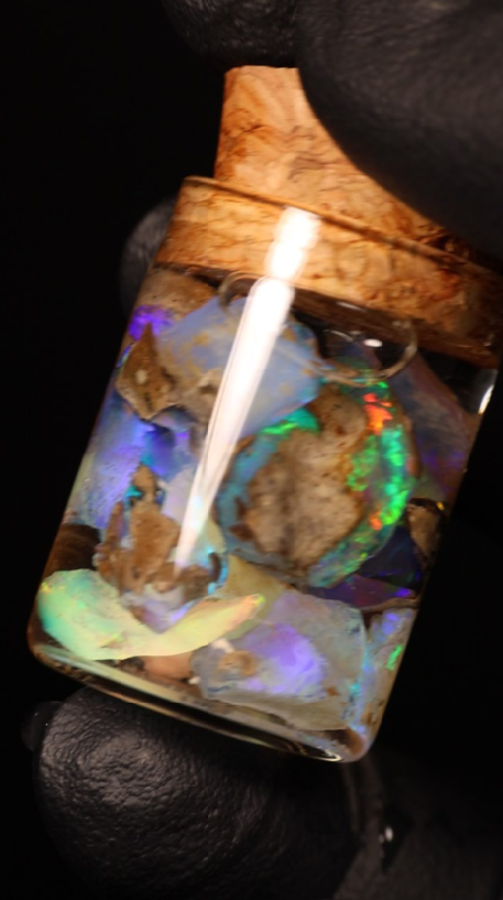 5g Rough Chalk Opal Jar