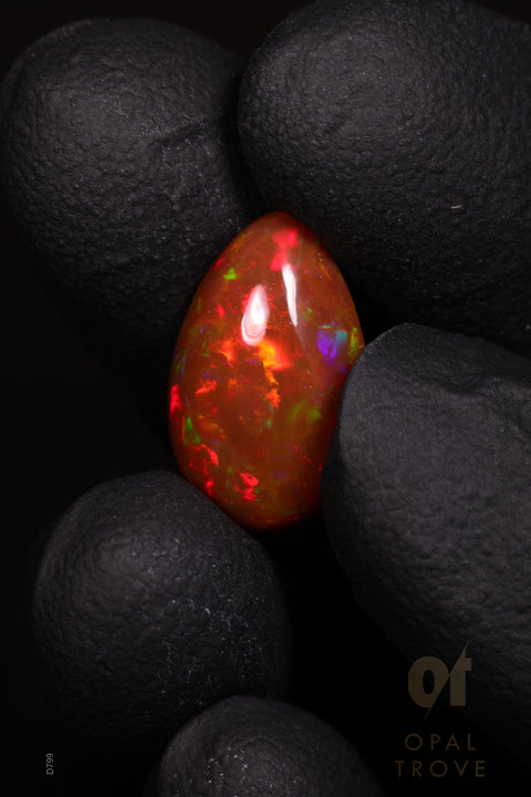 3.25ct Natural Ethiopian Teardrop Cabochon
