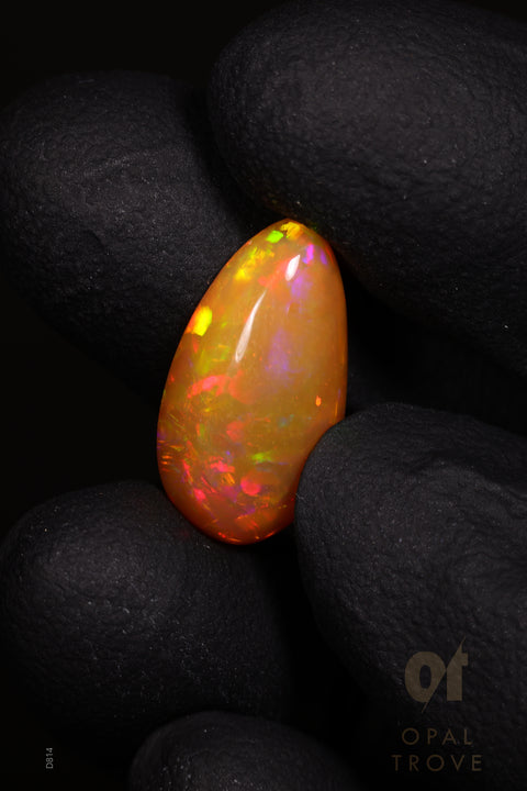 4.95ct Natural Ethiopian Teardrop Cabochon