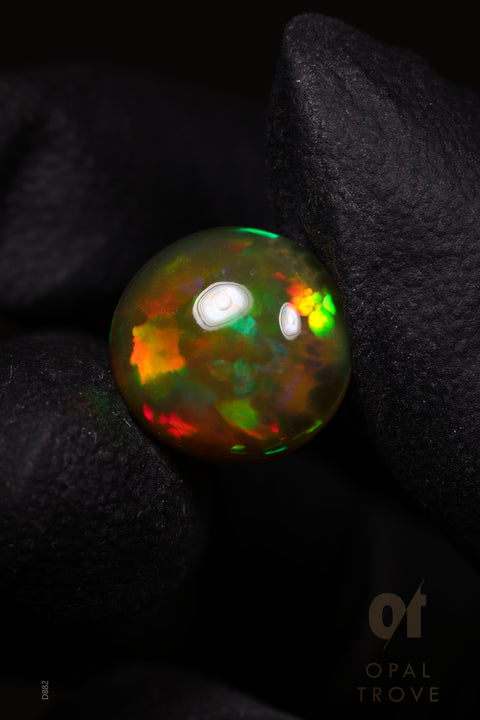 3.30ct Natural Ethiopian Round Cabochon