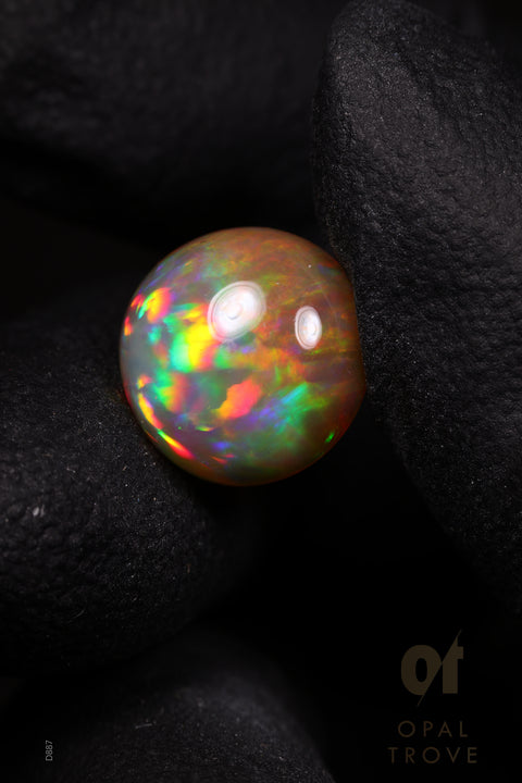 3.00ct Natural Ethiopian Round Cabochon