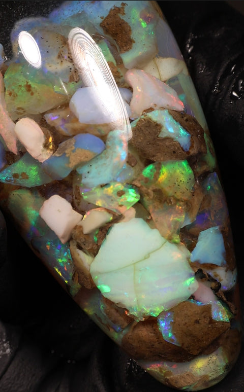 25.00g Chalk Opal Bulb Ornament