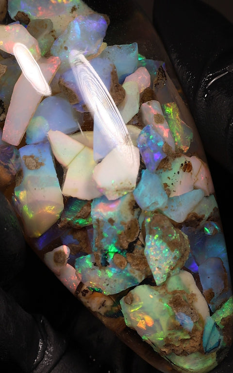 25.00g Chalk Opal Bulb Ornament