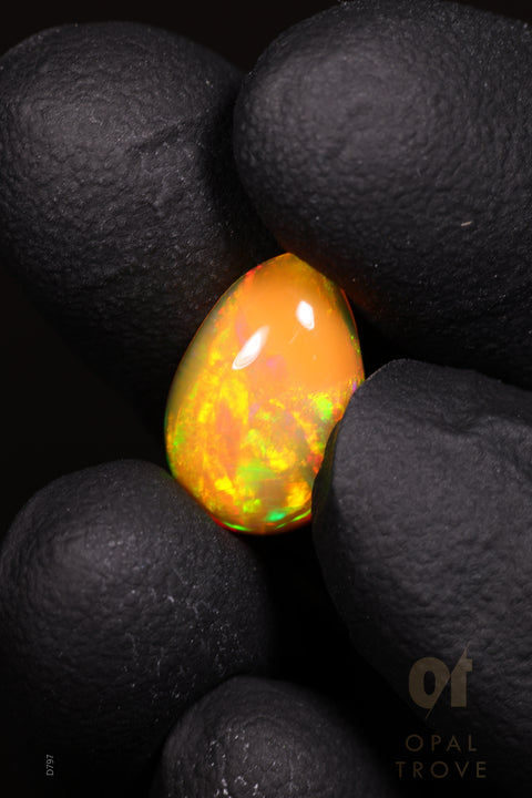 2.55ct Natural Ethiopian Teardrop Cabochon