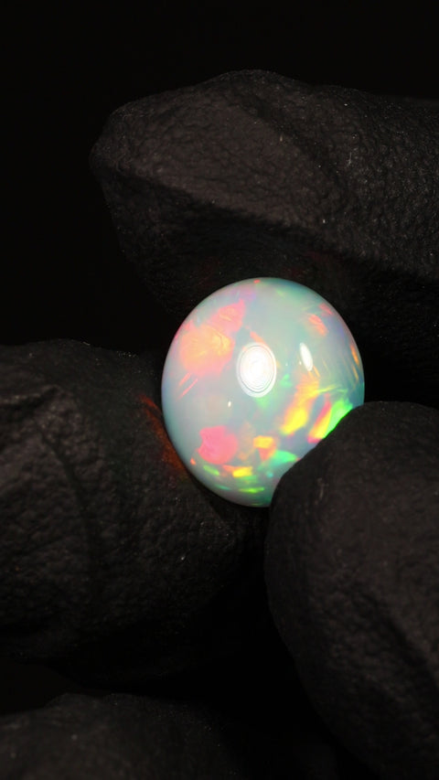 3.66ct Round Cabochon